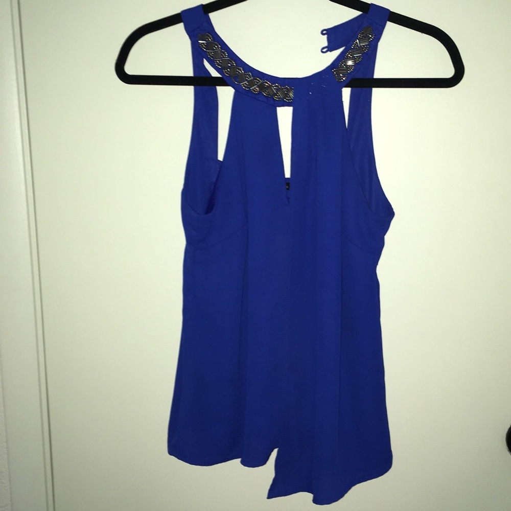 Navy Blue Blouse Size XS